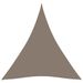 Voile de parasol Tissu Oxford triangulaire 4,5x4,5x4,5 m Taupe - Photo n°1