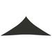 Voile de parasol Tissu Oxford triangulaire 4x4x4 m Anthracite - Photo n°3