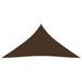 Voile de parasol Tissu Oxford triangulaire 4x4x4 m Marron - Photo n°3