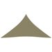 Voile de parasol Tissu Oxford triangulaire 4x5x5 m Beige - Photo n°3