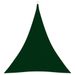 Voile de parasol Tissu Oxford triangulaire 4x5x5 m Vert foncé - Photo n°1