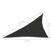 Voile de parasol Tissu Oxford triangulaire 4x5x6,4 m Anthracite - Photo n°6