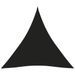 Voile de parasol Tissu Oxford triangulaire 5x5x5 m Noir - Photo n°1