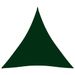 Voile de parasol Tissu Oxford triangulaire 5x5x5 m Vert foncé - Photo n°1
