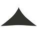 Voile de parasol Tissu Oxford triangulaire 5x5x6 m Anthracite - Photo n°1