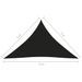 Voile de parasol Tissu Oxford triangulaire 5x5x6 m Noir - Photo n°6