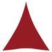 Voile de parasol Tissu Oxford triangulaire 5x7x7 m Rouge - Photo n°1