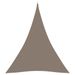 Voile de parasol Tissu Oxford triangulaire 5x7x7 m Taupe - Photo n°1