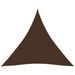 Voile de parasol Tissu Oxford triangulaire 6x6x6 m Marron - Photo n°1