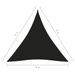 Voile de parasol Tissu Oxford triangulaire 6x6x6 m Noir - Photo n°6