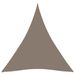 Voile de parasol Tissu Oxford triangulaire 6x6x6 m Taupe - Photo n°1