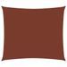 Voile parasol Tissu Oxford rectangulaire 2,5x4,5 m Terre cuite - Photo n°1