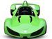 Voiture de course GT électrique Vert Razer 1000W - Photo n°1