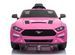 Voiture électrique enfant Ford Mustang rose - Photo n°1