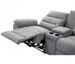 Canapé d'angle droit relax manuel 3 places tissu gris chiné avec appuis tête Helane - Photo n°13