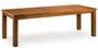 Table à manger extensible FALKANE – Bois d'acajou massif – 160 à 220 cm