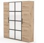 Armoire 4 portes avec miroir ADEN – Élégance, rangement et design moderne