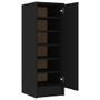 Armoire à chaussures en bois Kompo L 32 x P 35 x H 92 cm - Sobre et discréte