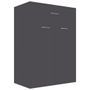 Armoire à chaussures Gris 60x35x84 cm
