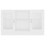 Armoire à vitrine Blanc 120x30,5x70 cm