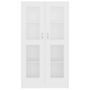 Armoire à vitrine Blanc 82,5x30,5x150 cm