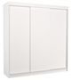 Armoire chambre adulte blanche 3 portes coulissantes Kamia 200 cm