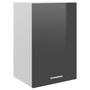 Armoire de cuisine Gris brillant 39,5x31x60 cm
