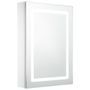 Armoire de salle de bain à miroir LED 50x13x70 cm
