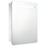 Armoire de salle de bain avec miroir LED 60 x 11 x 80 cm