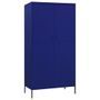 Armoire en acier 1 penderie 4 étagères réglables Klako 90 cm