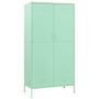 Armoire en acier 1 penderie 4 étagères réglables Klako 90 cm
