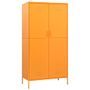 Armoire en acier 1 penderie 4 étagères réglables Klako 90 cm