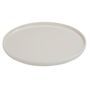 Assiette à rebord porcelaine blanche Ocel D 27 cm