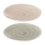Assiette ronde poterie taupe Uchi D 15 cm