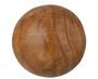 Déco Boule bois massif marron Paula D 15 cm