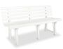 Banc de jardin en plastique BOUKA – Élégance & résistance extérieure