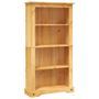 Bibliothèque 4 niveaux pin massif Houra 150 cm