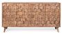 Buffet 4 portes en bois de sheesham naturel Kany 177 cm