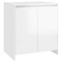 Buffet Blanc brillant 70x40x73,5 cm