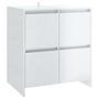 Buffet Blanc brillant 70x41x75 cm