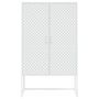 Buffet haut Blanc 80x35x135 cm Acier