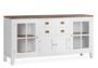 Buffet KOREST – Bois massif blanc et marron