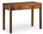 Bureau 3 tiroirs en bois d'acajou massif FALKANE