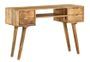 Bureau 4 tiroirs manguier massif clair Walker