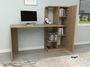 Bureau avec armoire et étagères bois clair Klasiko 120