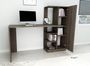 Bureau avec armoire et étagères bois noyer Klasiko 120
