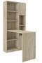 Bureau avec étagères et armoire de rangement bois clair Sonoma Polaz 125 cm