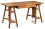 Bureau tréteaux réglable en bois massif ORKA