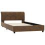 Lit Marron Similicuir daim 100 x 200 cm 2