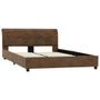 Lit Marron Similicuir daim 120 x 200 cm 4